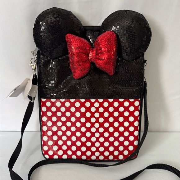 Disney Handbags - NWT Disney Minnie Mouse padded tablet crossbody